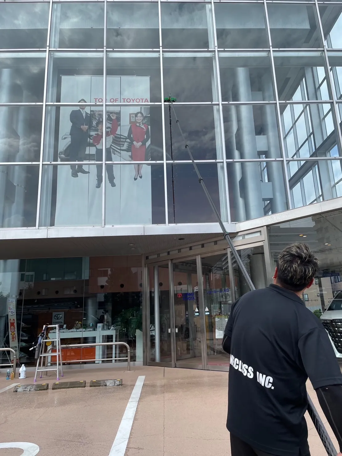 ガラスクリーニング